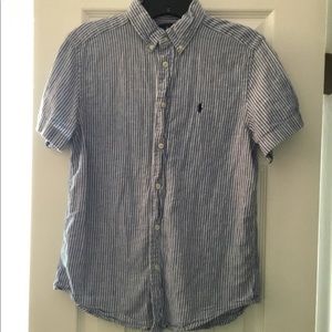 STRIPED RALPH LAUREN TOP (14-16)